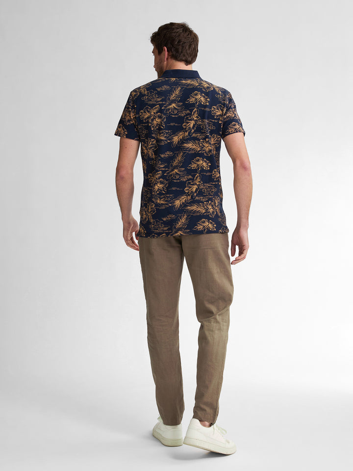 Petrol - Heren Polo - M-1050-POL911 - 5178 Navy Blue