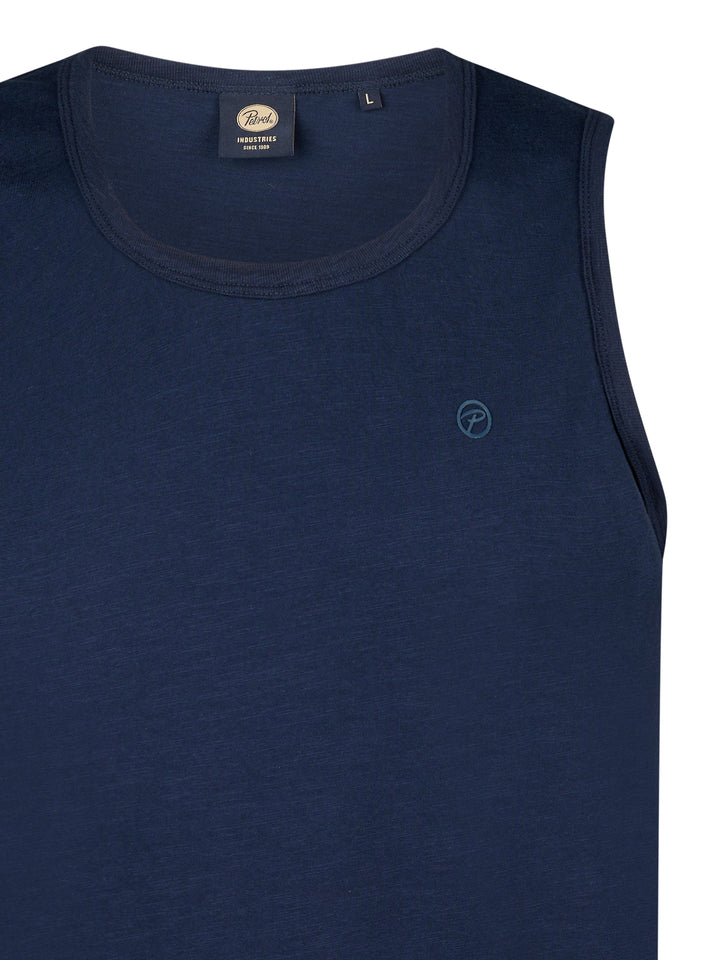 Petrol - Heren Singlet - M-1050-SLR752 - 5178 Navy Blue