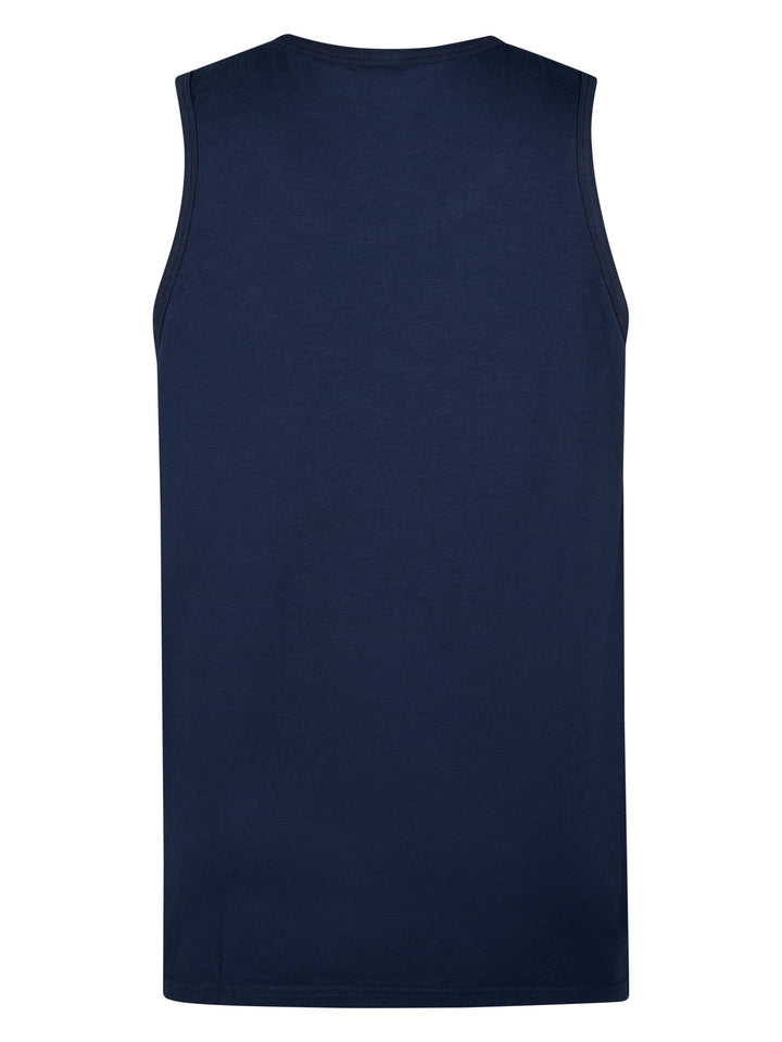 Petrol - Heren Singlet - M-1050-SLR752 - 5178 Navy Blue