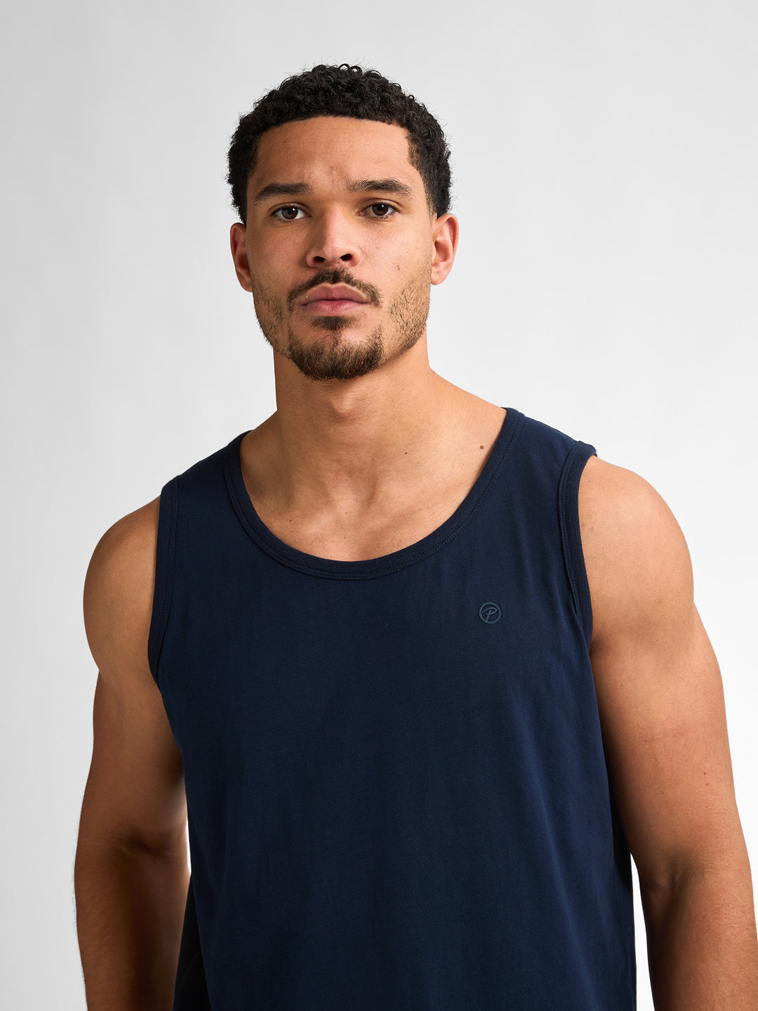 Petrol - Heren Singlet - M-1050-SLR752 - 5178 Navy Blue