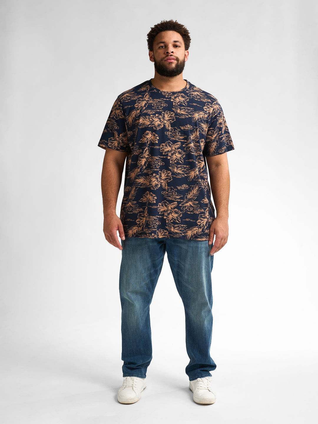 Petrol - Heren Shirt- M-1050-TSR6230 - 5178 Navy Blue