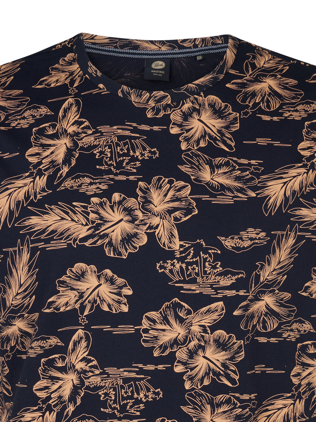 Petrol - Heren Shirt- M-1050-TSR6230 - 5178 Navy Blue