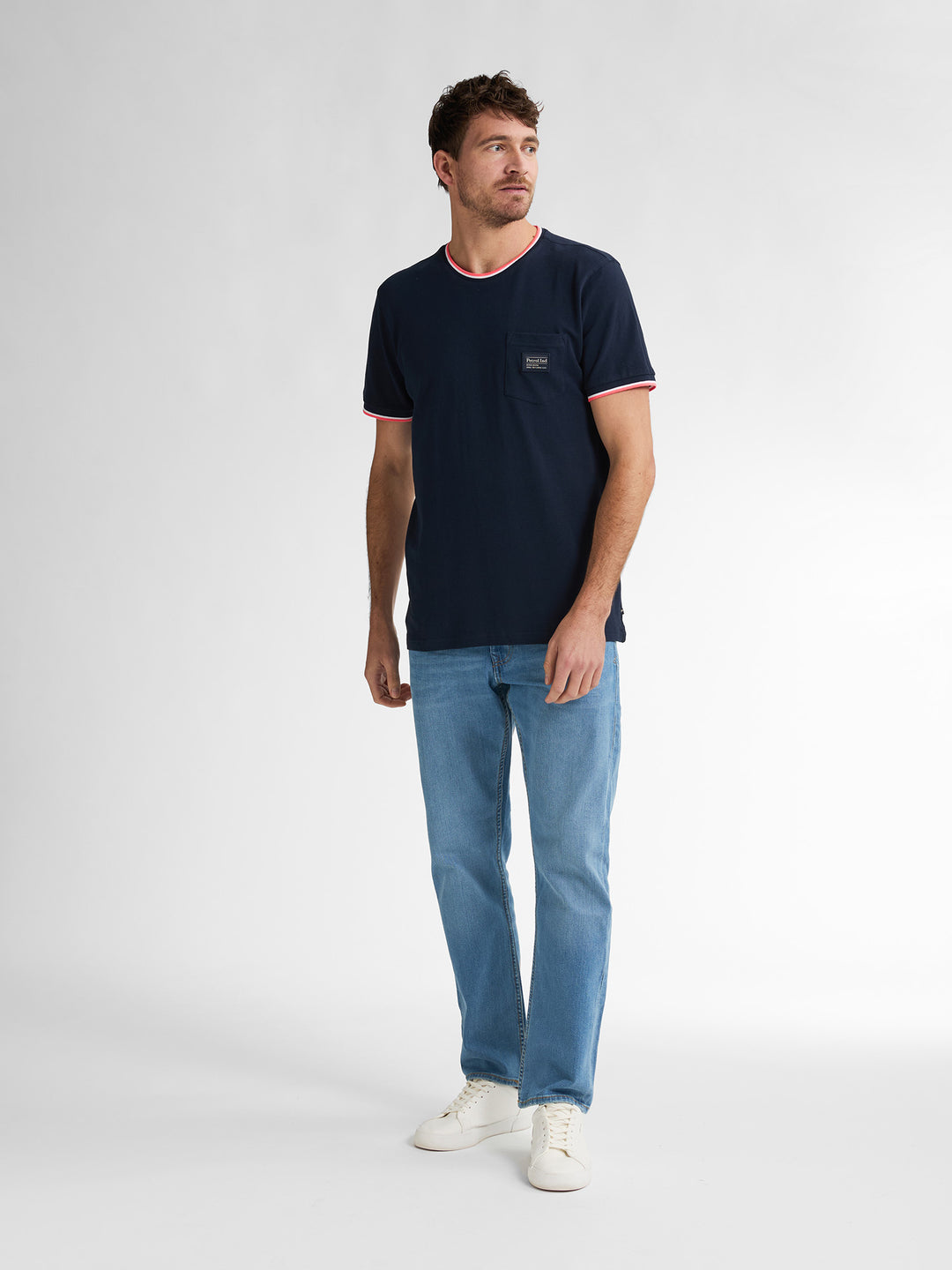 Petrol - Heren Shirt- M-1050-TSR645 - 5178 Navy Blue