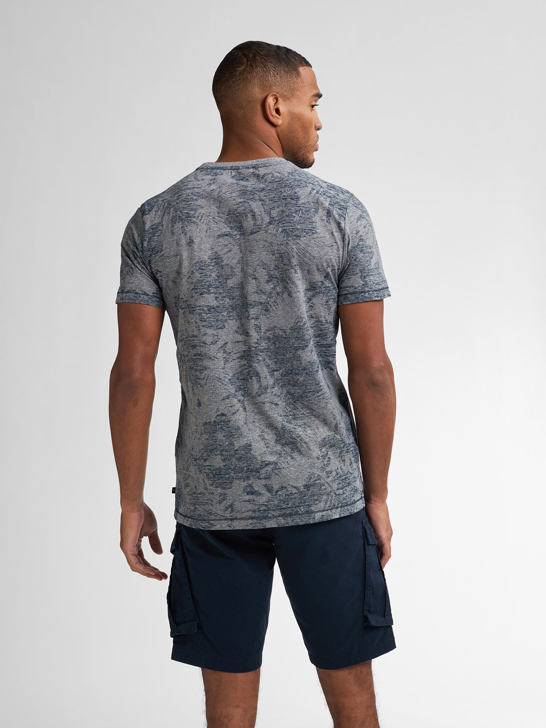 Petrol - Heren Shirt- M-1050-TSR650 - 5178 Navy Blue