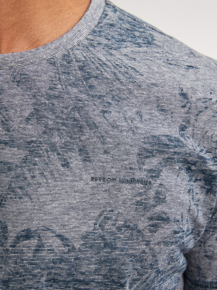 Petrol - Heren Shirt- M-1050-TSR650 - 5178 Navy Blue