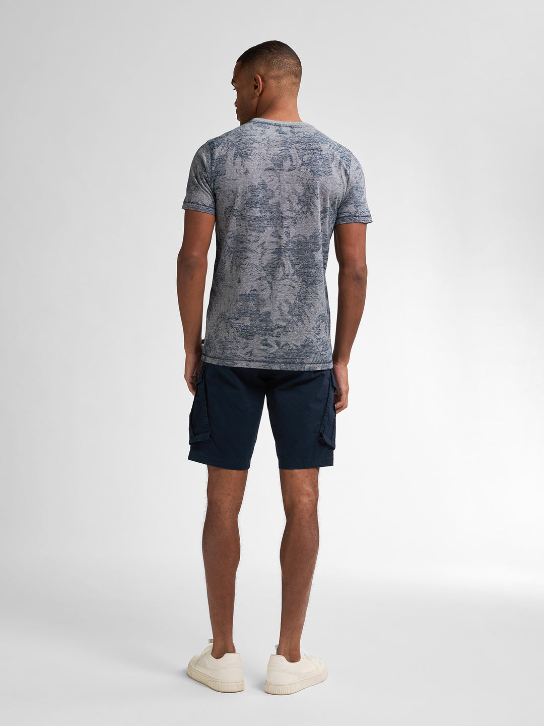 Petrol - Heren Shirt- M-1050-TSR650 - 5178 Navy Blue