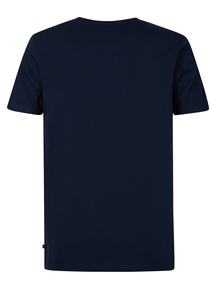 Petrol - Heren Shirt- M-1050-TSR707 - 5178 Navy Blue