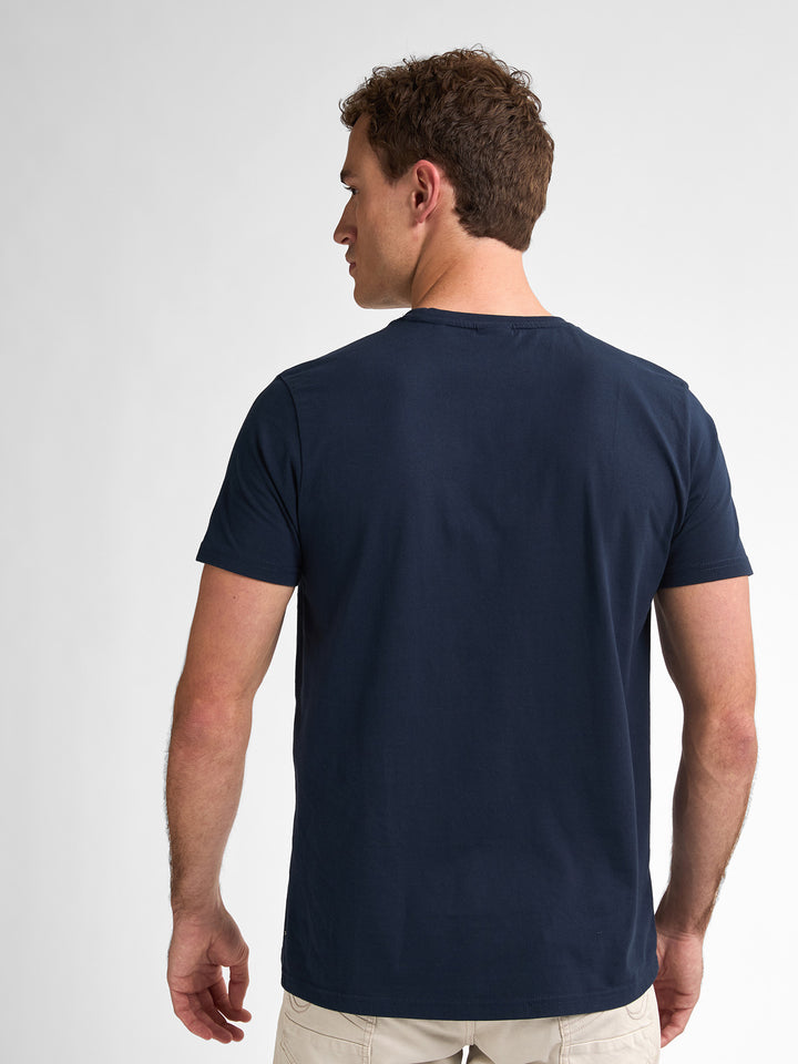 Petrol - Heren Shirt- M-1050-TSR707 - 5178 Navy Blue