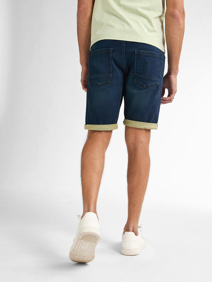 Petrol - Korte spijkerbroek - M-1020-SHO001 - 5800 Dark Blue
