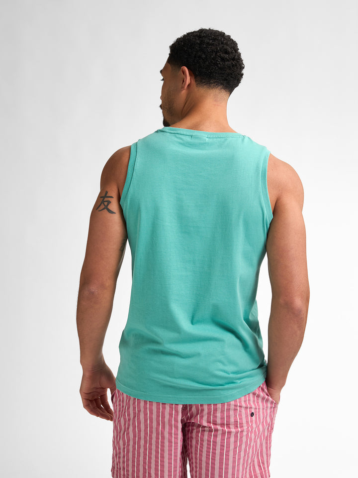 Petrol - Heren Singlet - M-1050-SLR751 - 6169 Aqua Green