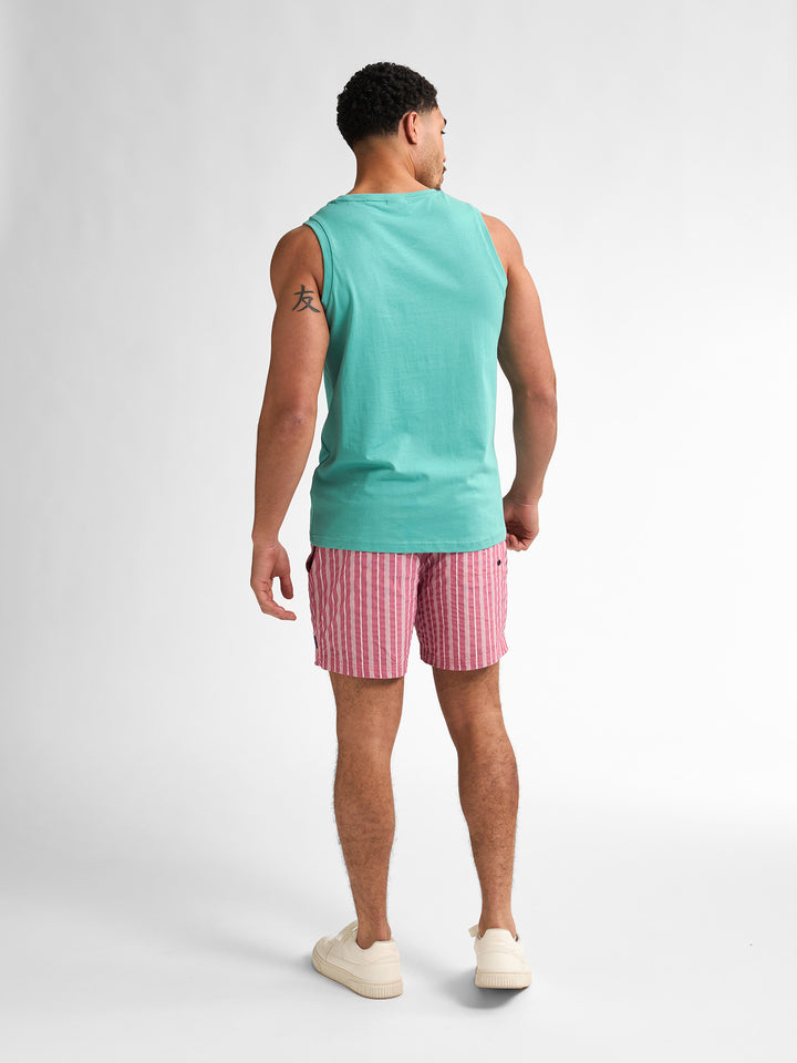 Petrol - Heren Singlet - M-1050-SLR751 - 6169 Aqua Green