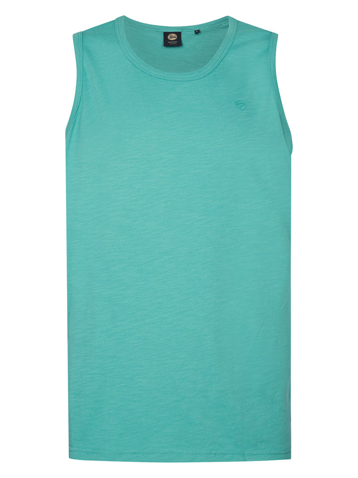 Petrol - Heren Singlet - M-1050-SLR752 - 6169 Aqua Green