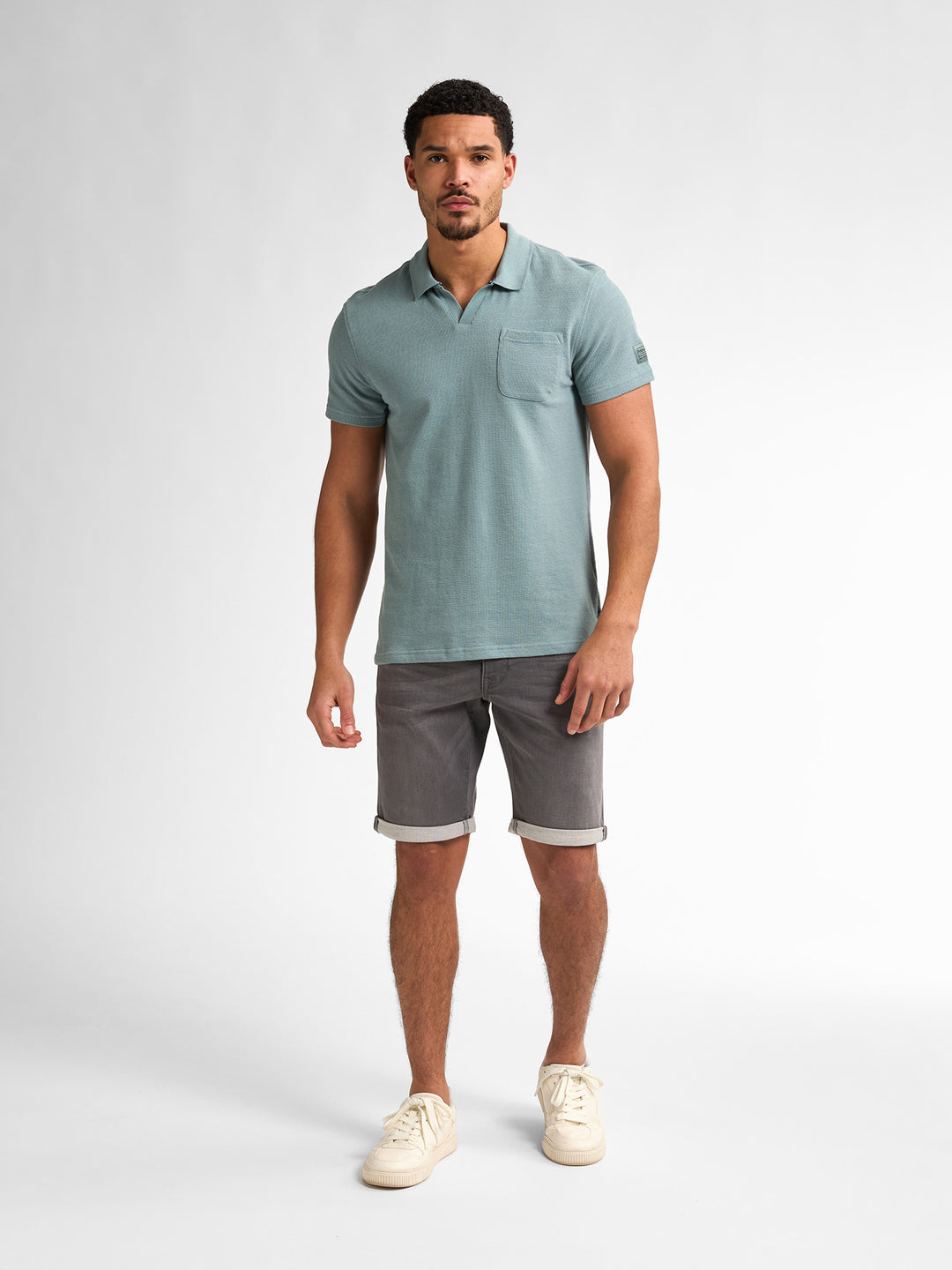 Petrol - Korte spijkerbroek - M-ROS-SHO001 - 9700 Grey