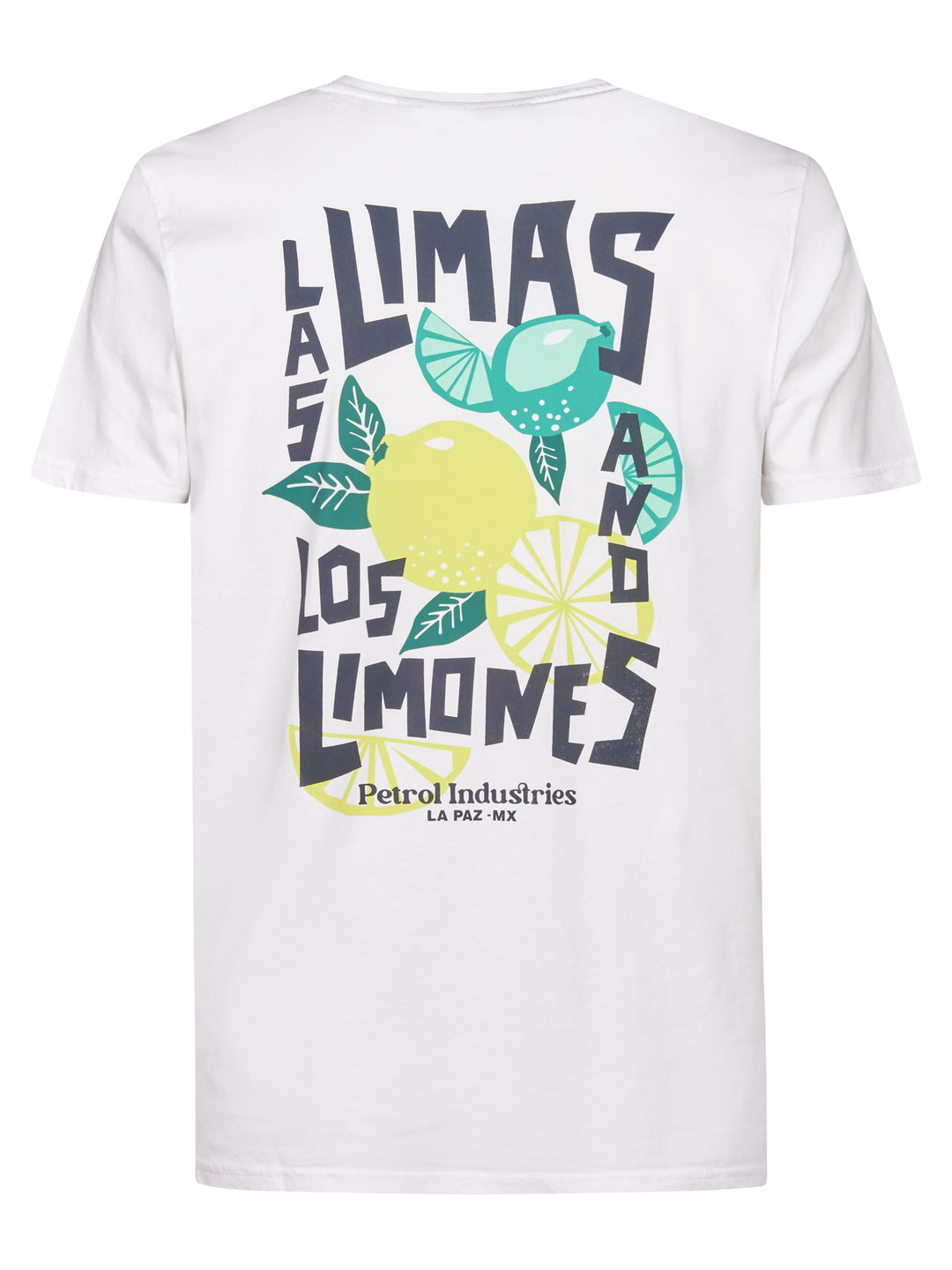 Petrol - Heren Shirt - M-2060-TSR629- 0000 Bright White