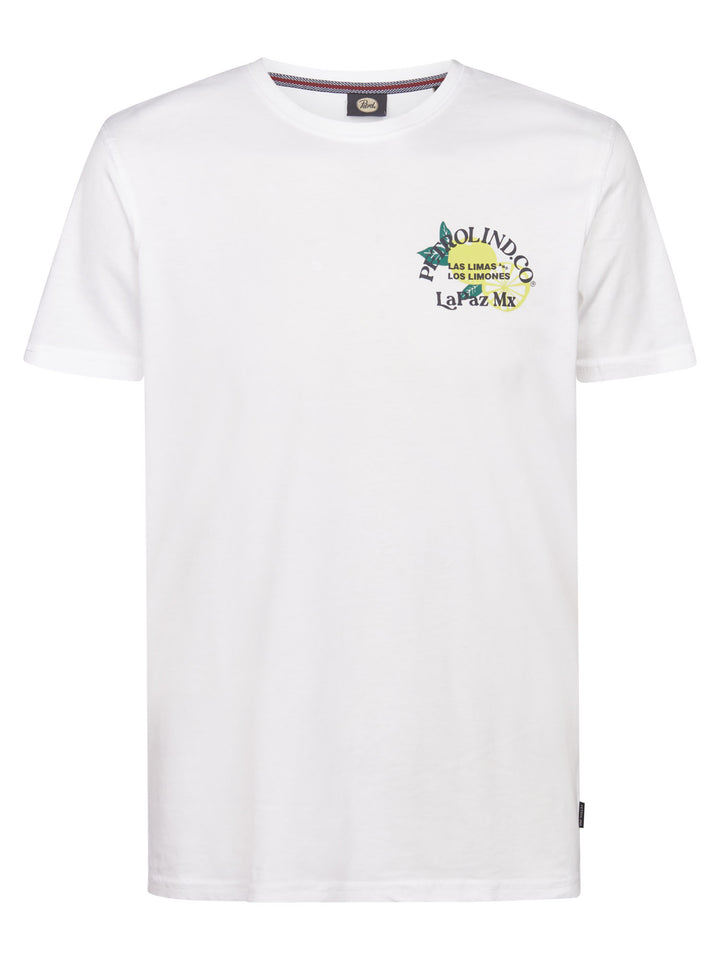 Petrol - Heren Shirt - M-2060-TSR629- 0000 Bright White