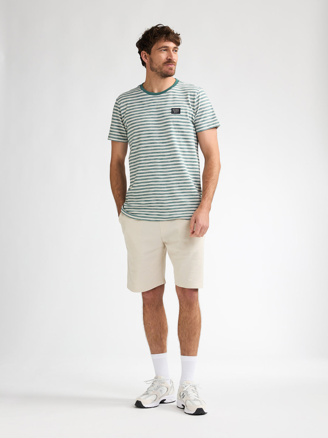 Petrol - Korte Broek - M-1060-SHO521 - 0112 Seashell