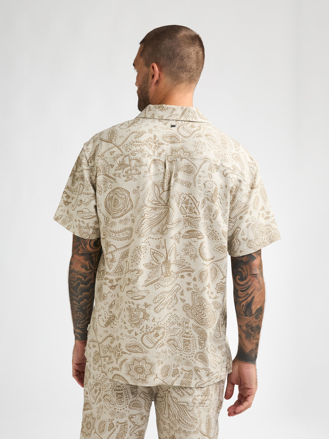 Petrol - Heren Overhemd - M-1060-SIS411 - 0112 Seashell