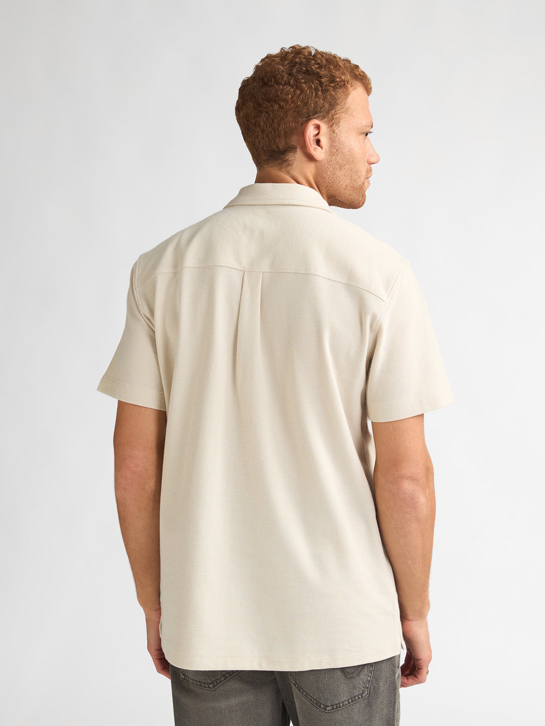 Petrol - Heren Overhemd - M-1060-SIS438 - 0112 Seashell