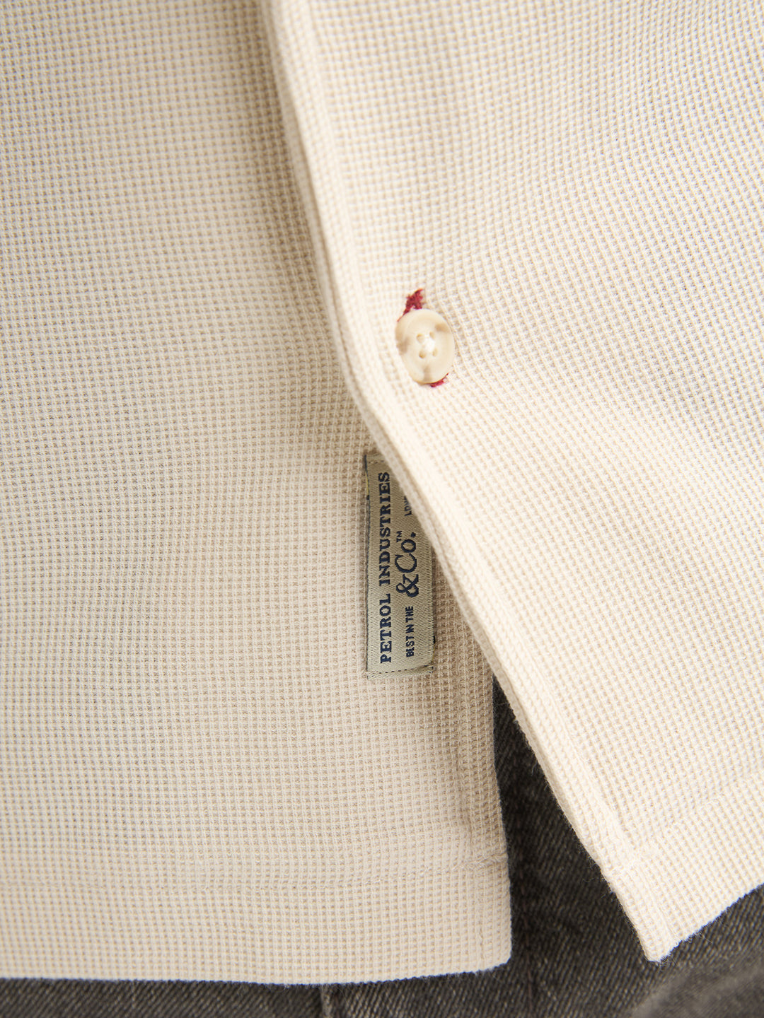 Petrol - Heren Overhemd - M-1060-SIS438 - 0112 Seashell