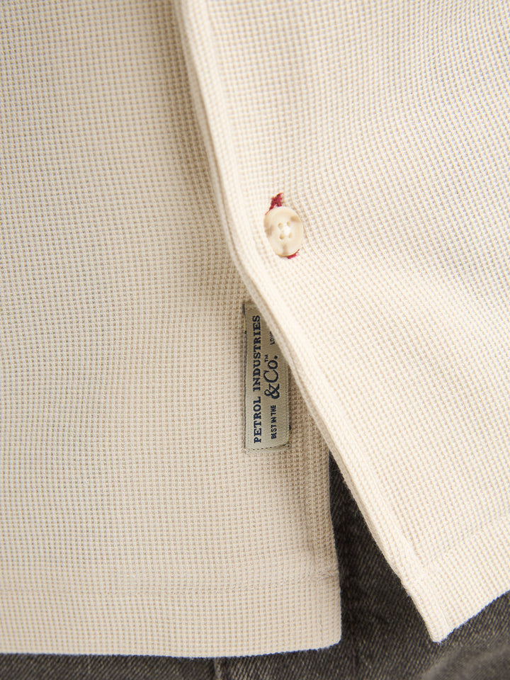 Petrol - Heren Overhemd - M-1060-SIS438 - 0112 Seashell