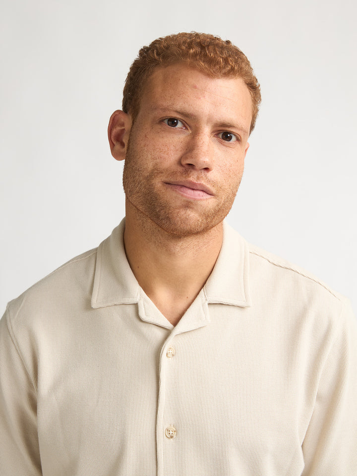 Petrol - Heren Overhemd - M-1060-SIS438 - 0112 Seashell