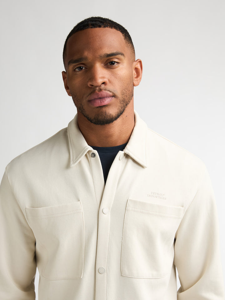 Petrol - Heren Overshirt - M-1060-SWC308 - 0112 Seashell