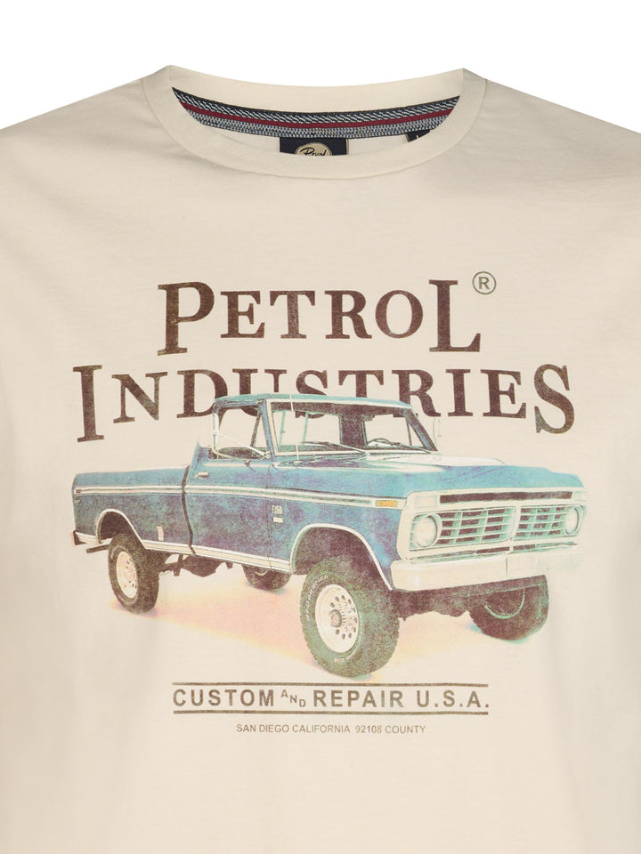 Petrol - Heren Shirt - M-1060-TSR601 - 0112 Seashell