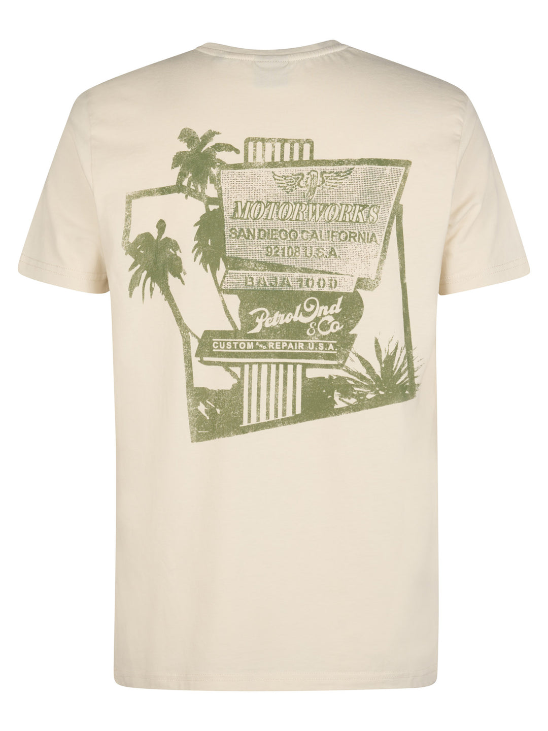 Petrol - Heren Shirt - M-1060-TSR604 - 0112 Seashell