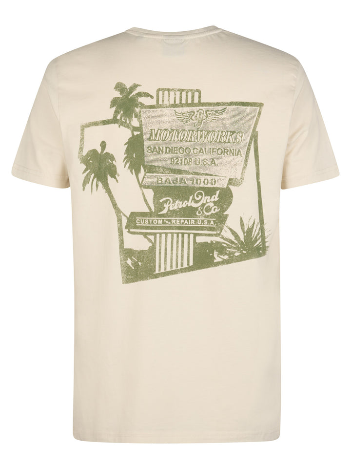 Petrol - Heren Shirt - M-1060-TSR604 - 0112 Seashell