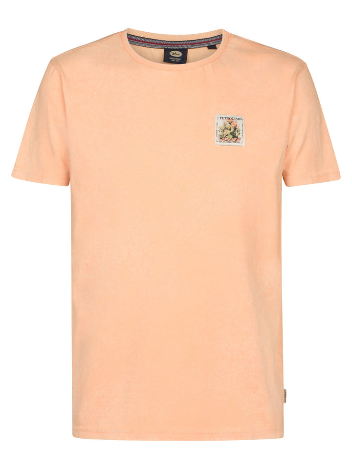 Petrol - Heren Shirt - M-1060-TSR623 - 2125 Tropical Orange