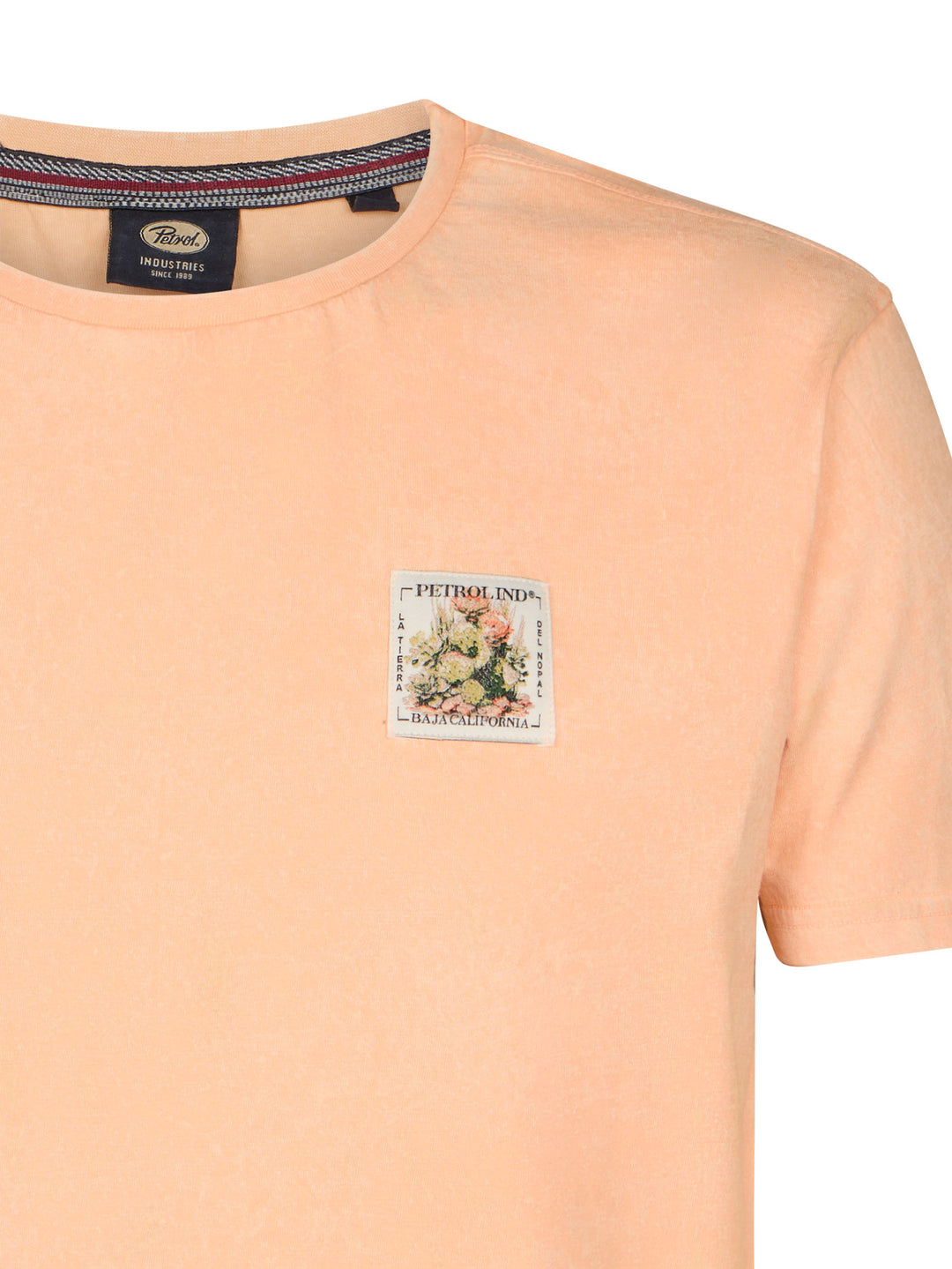 Petrol - Heren Shirt - M-1060-TSR623 - 2125 Tropical Orange