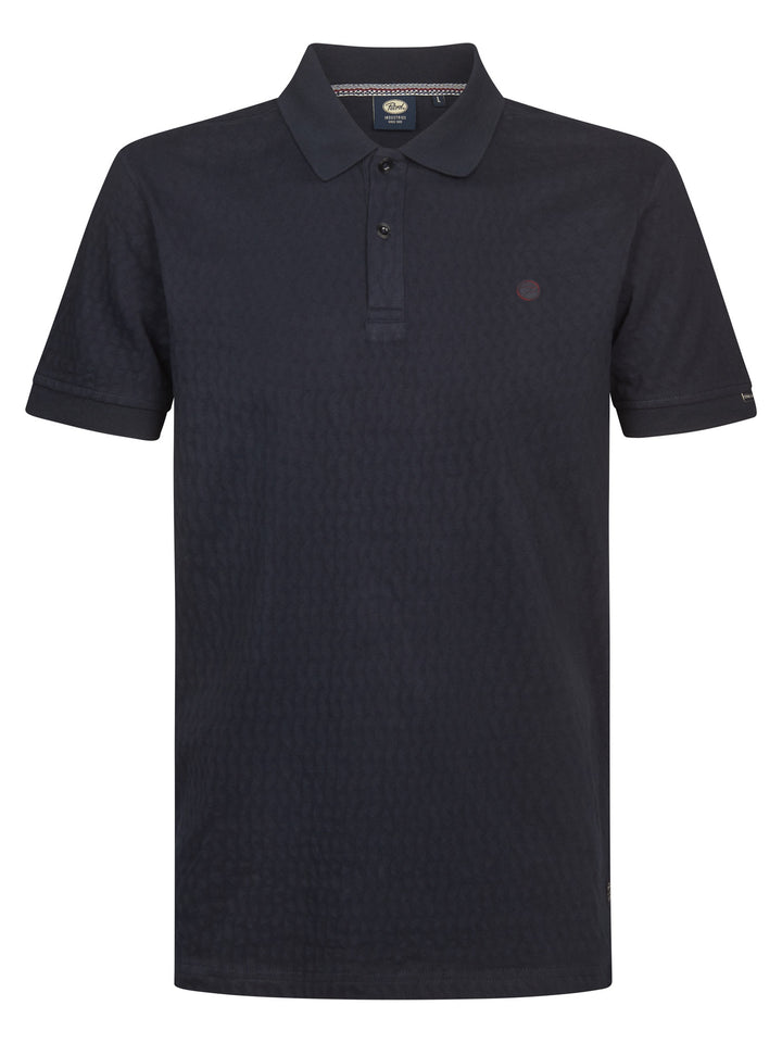 Petrol - Heren Polo - M-1060-POL901 - 5178 Navy Blue
