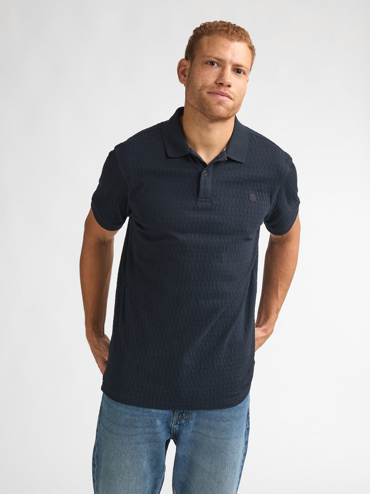 Petrol - Heren Polo - M-1060-POL901 - 5178 Navy Blue