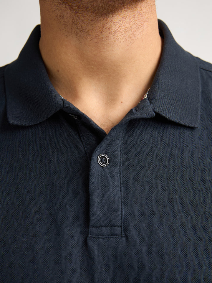 Petrol - Heren Polo - M-1060-POL901 - 5178 Navy Blue