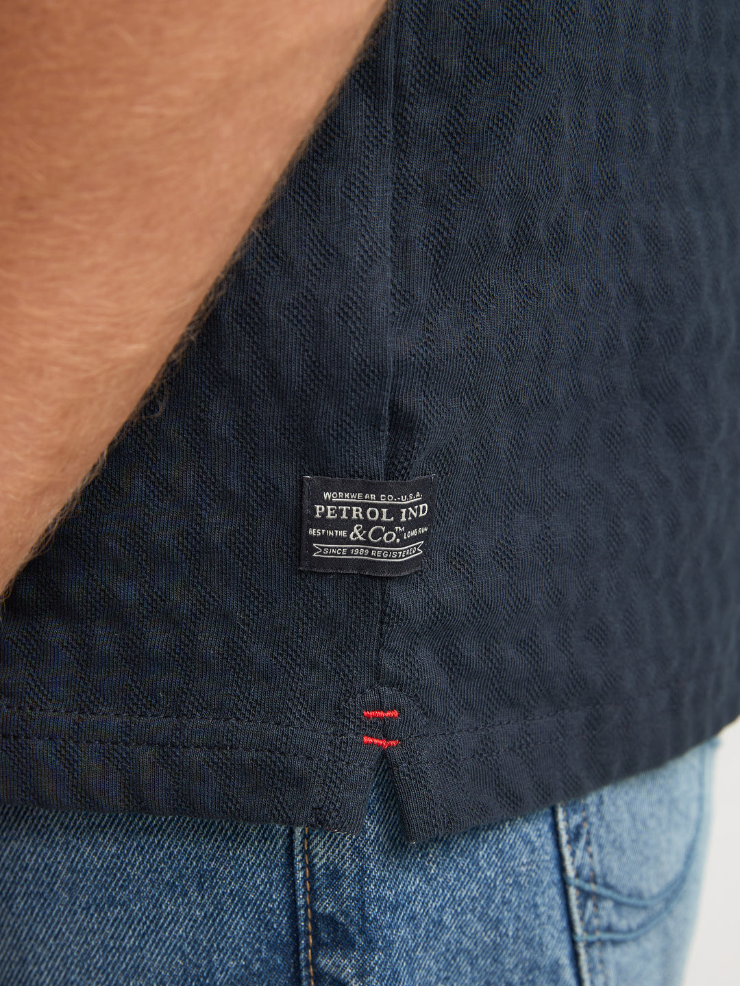 Petrol - Heren Polo - M-1060-POL901 - 5178 Navy Blue