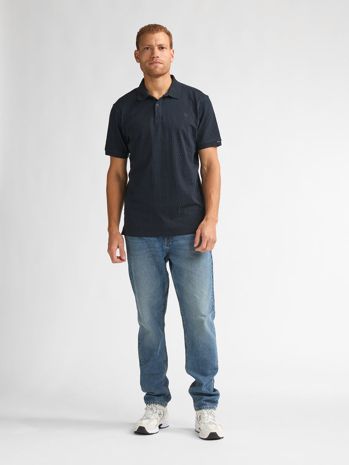 Petrol - Heren Polo - M-1060-POL901 - 5178 Navy Blue