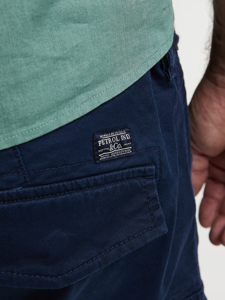 Petrol - Korte broek - M-1060-SHO536 - 5178 Navy Blue