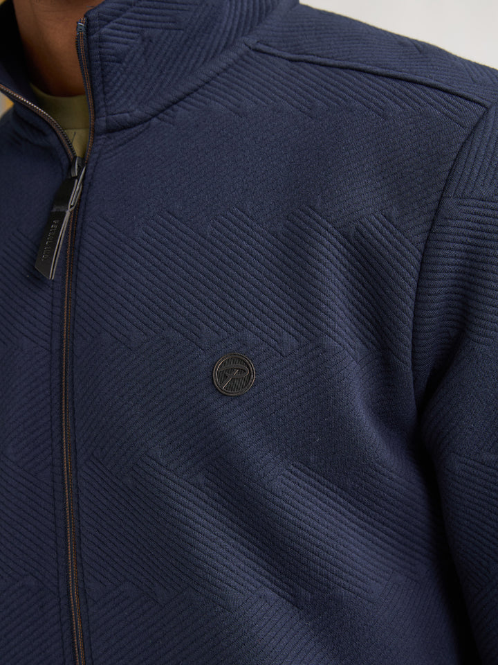 Petrol - Heren Vest - M-1060-SWC333 - 5178 Navy Blue