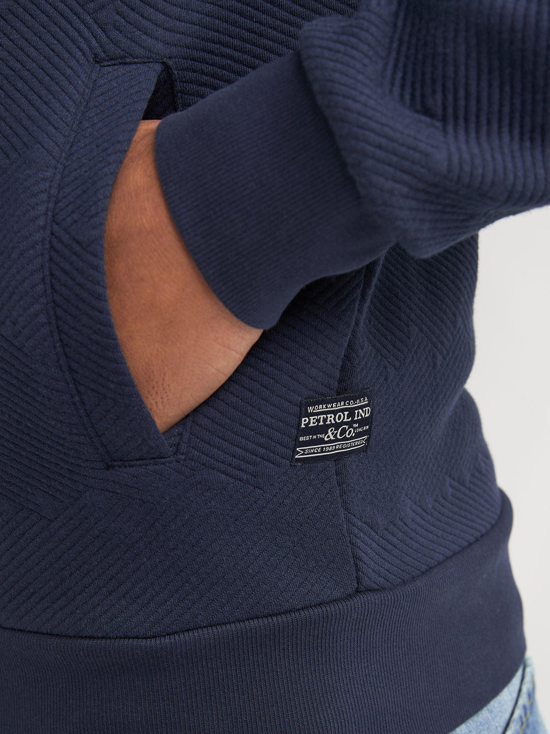 Petrol - Heren Vest - M-1060-SWC333 - 5178 Navy Blue