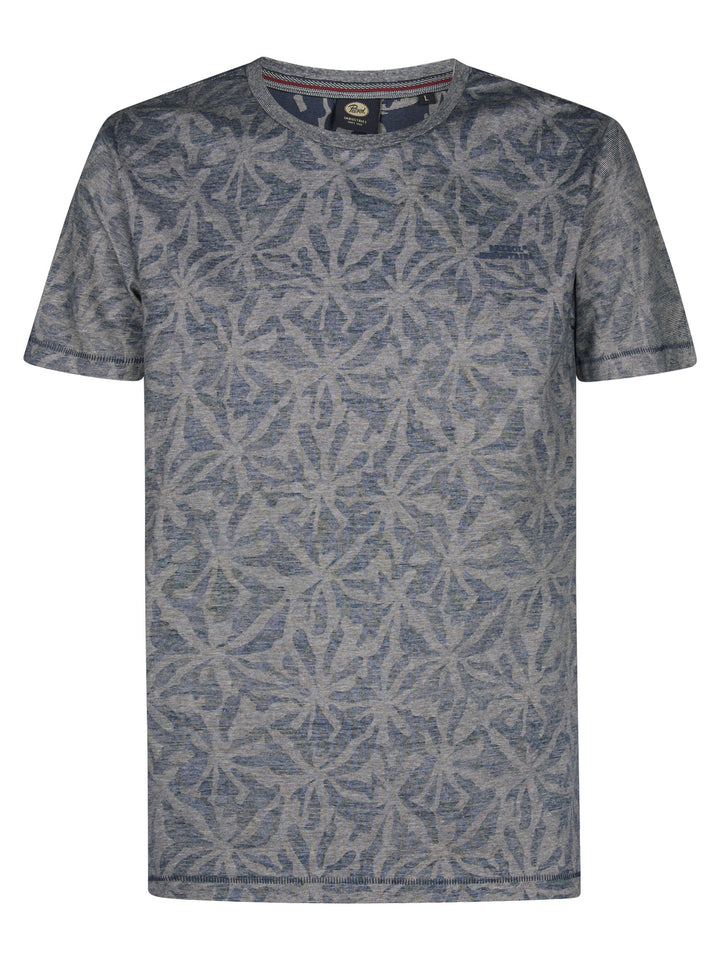 Petrol - Heren Shirt - M-1060-TSR650 - 5178 Navy Blue