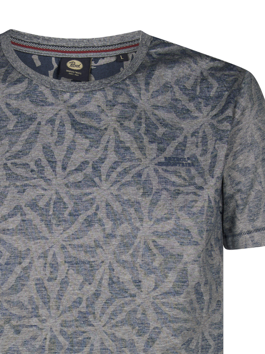Petrol - Heren Shirt - M-1060-TSR650 - 5178 Navy Blue