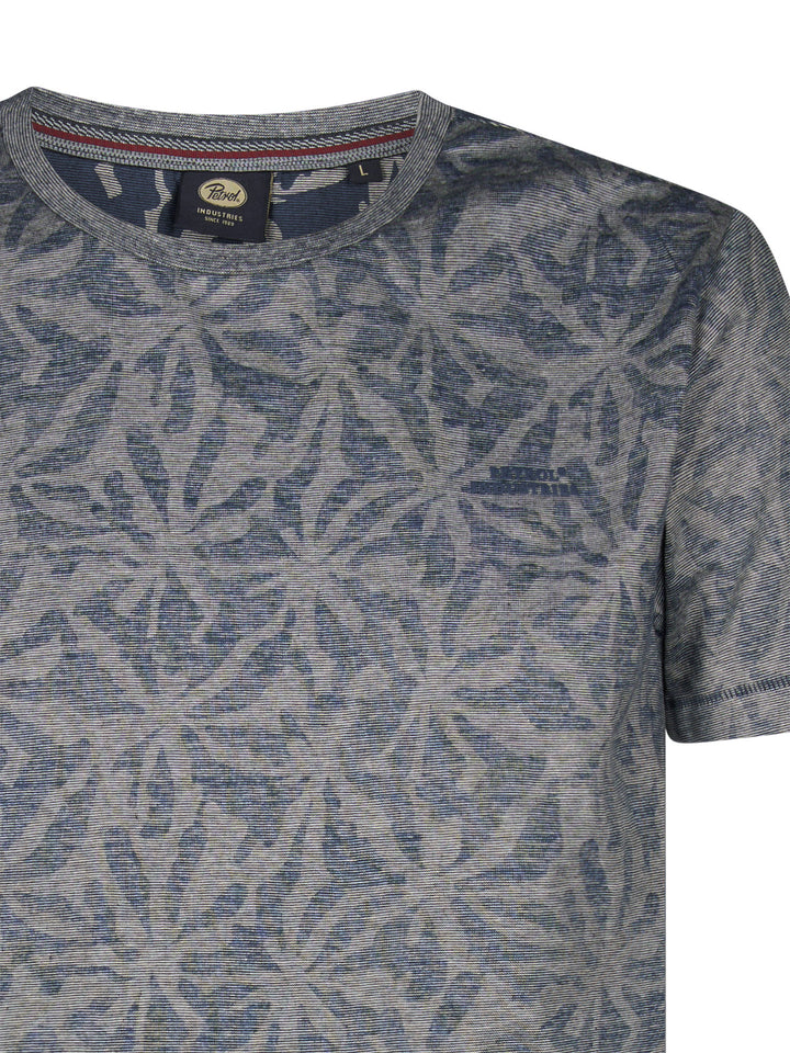 Petrol - Heren Shirt - M-1060-TSR650 - 5178 Navy Blue