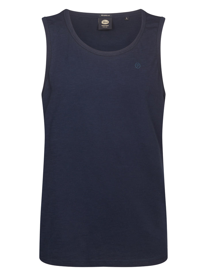 Petrol - Heren Singlet - M-2060-SLR752 - 5178 Navy Blue