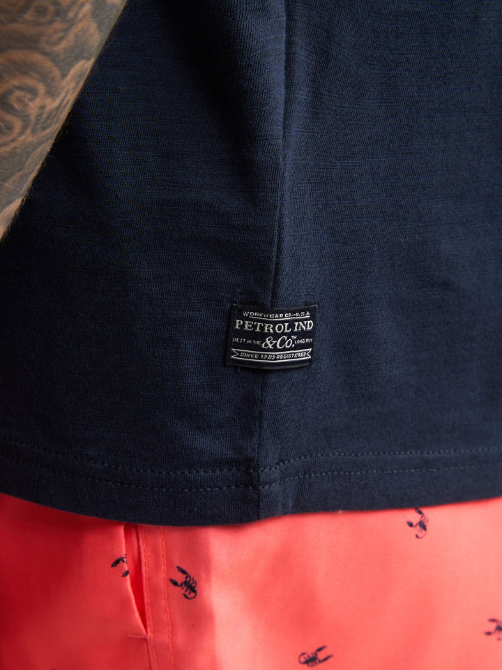Petrol - Heren Singlet - M-2060-SLR752 - 5178 Navy Blue