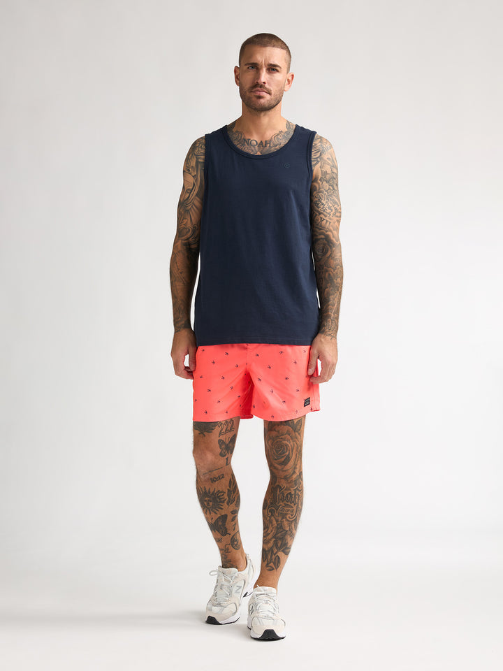 Petrol - Heren Singlet - M-2060-SLR752 - 5178 Navy Blue