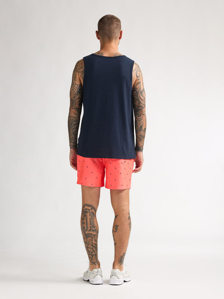 Petrol - Heren Singlet - M-2060-SLR752 - 5178 Navy Blue