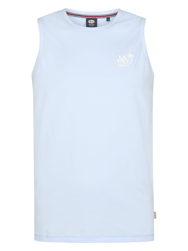 Petrol - Heren Singlet - M-2060-SLR751 - 5196 Sky