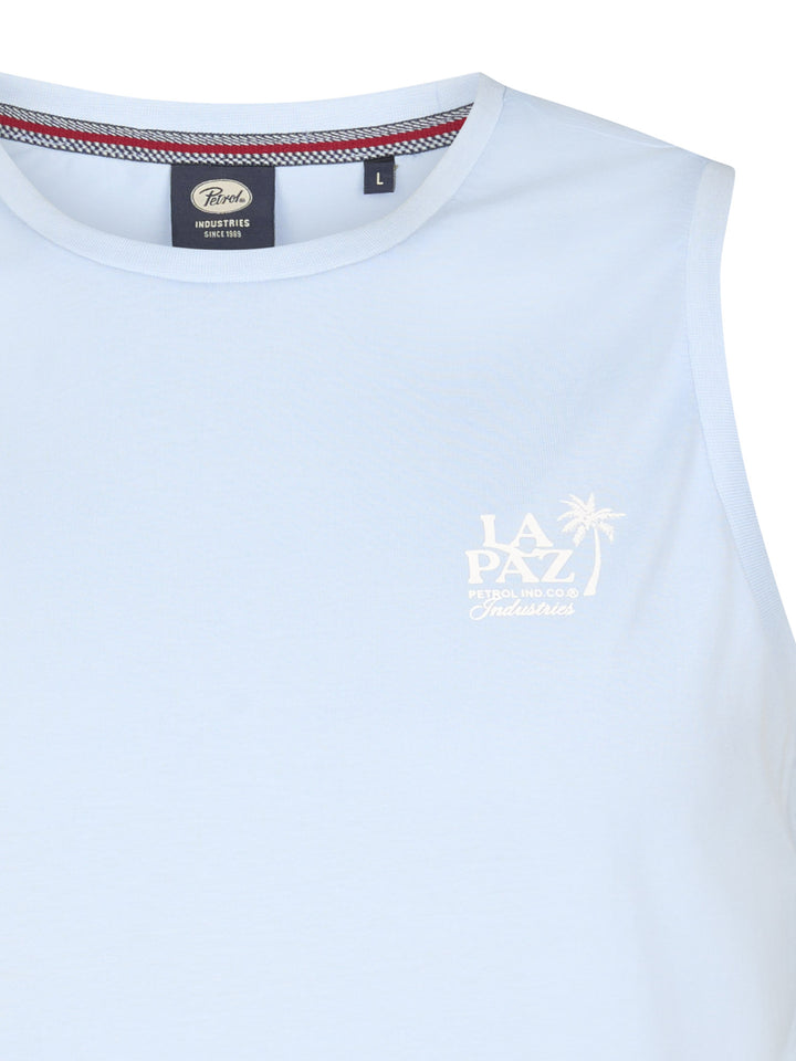 Petrol - Heren Singlet - M-2060-SLR751 - 5196 Sky