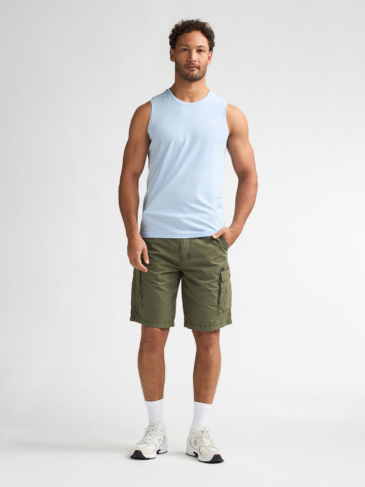Petrol - Heren Singlet - M-2060-SLR751 - 5196 Sky