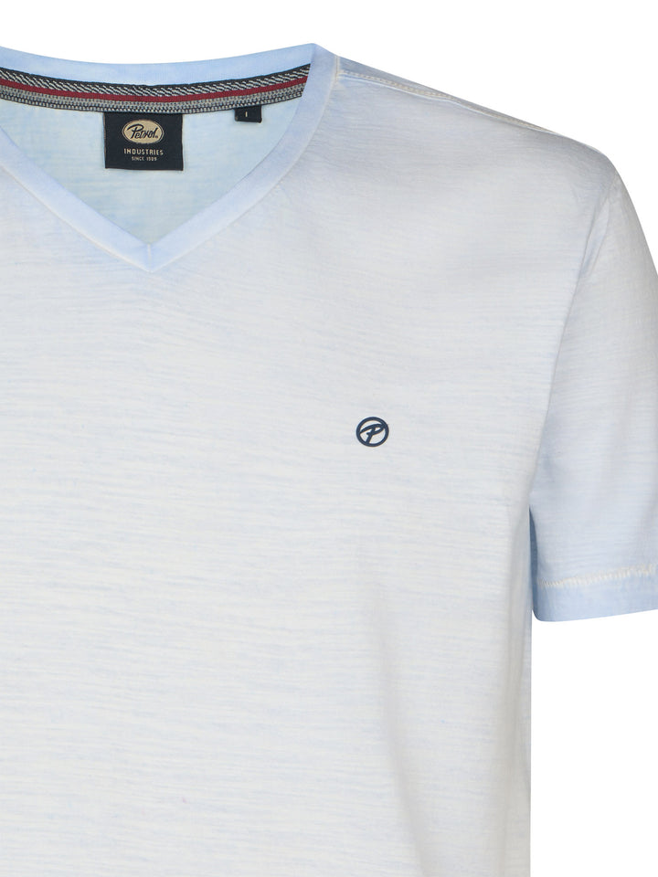 Petrol - Heren Shirt - M-2060-TSV662 - 5196 Sky